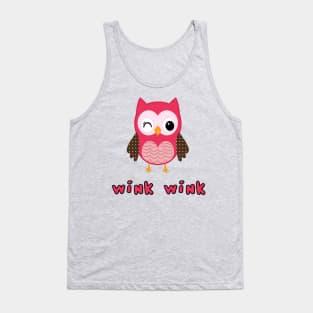 Wink Owl Tank Top